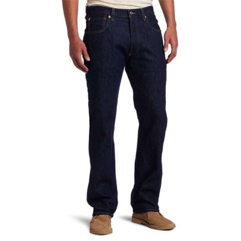 Men’s Levi 501XX Button fly med blue denim SZ 34